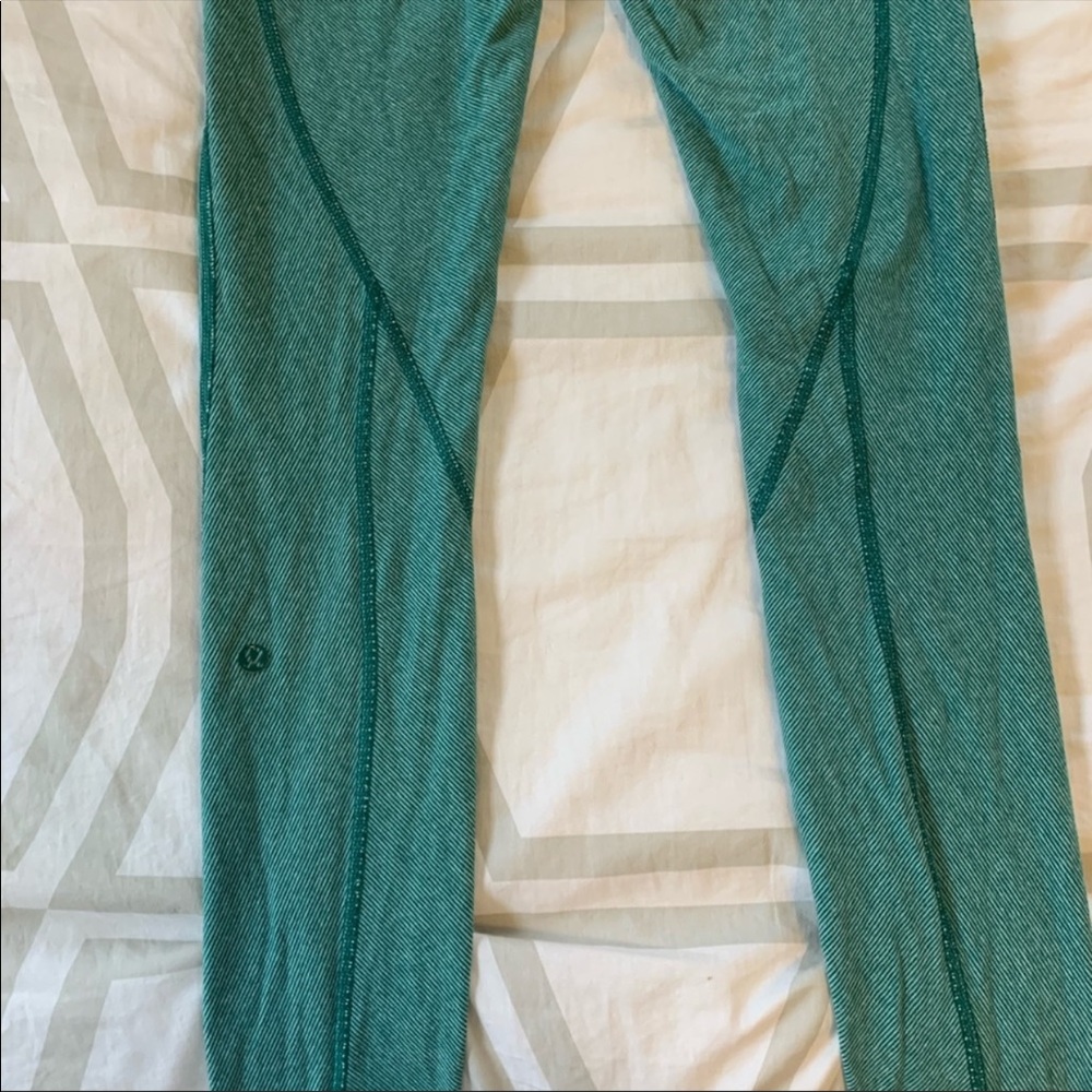 Lululemon pinstripe leggings
